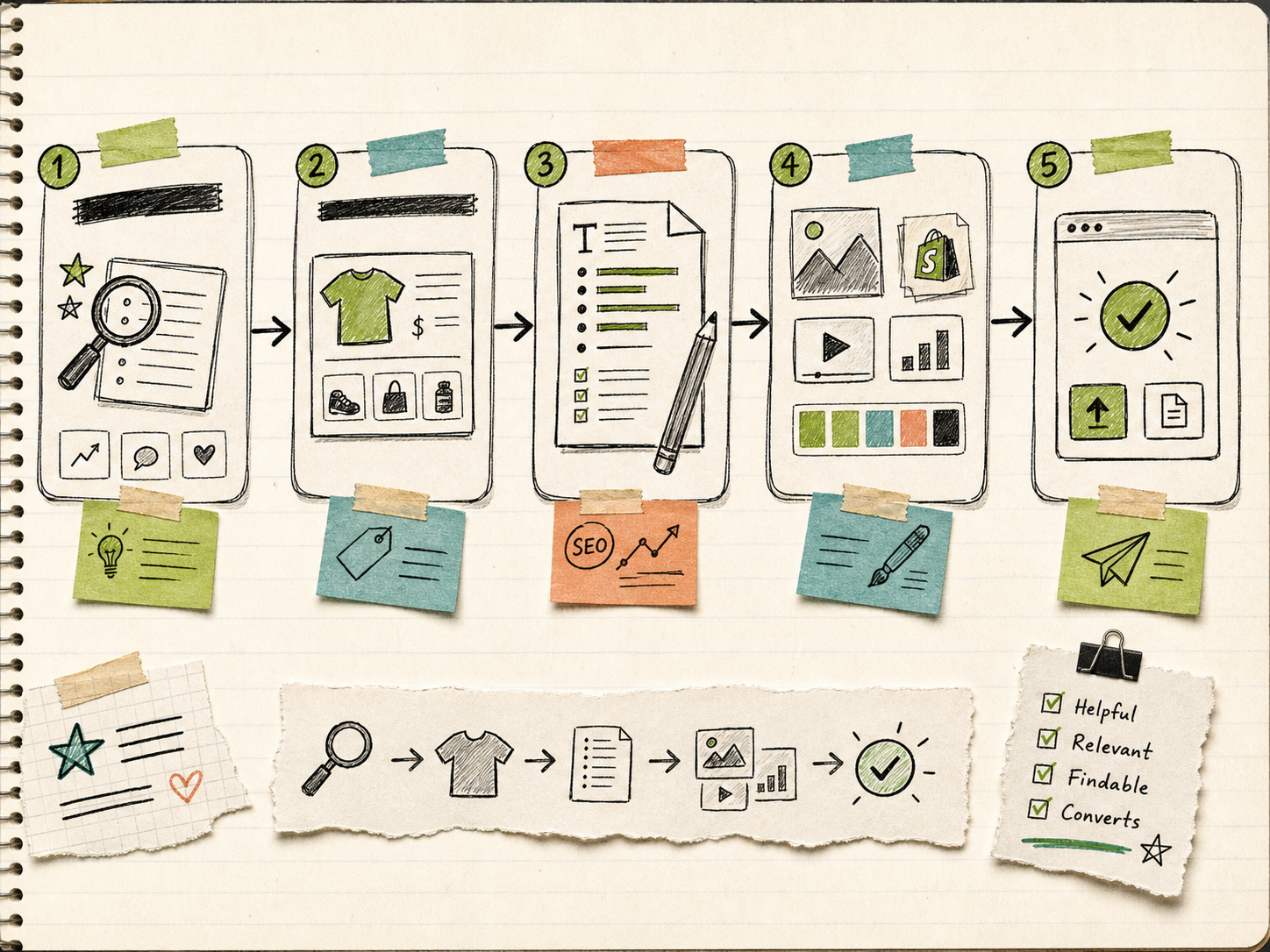 Workflow diagram for product-aware Shopify blog automation