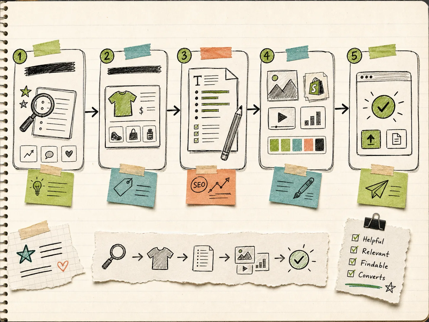 Workflow diagram for product-aware Shopify blog automation