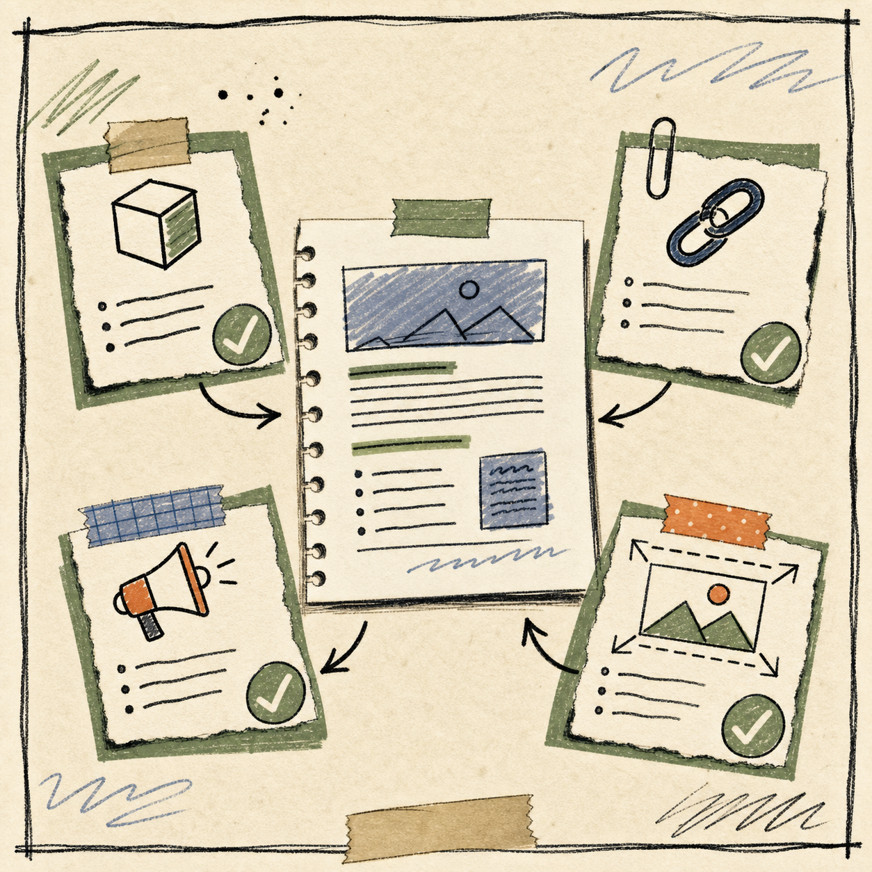 Review checklist for a Shopify blog draft