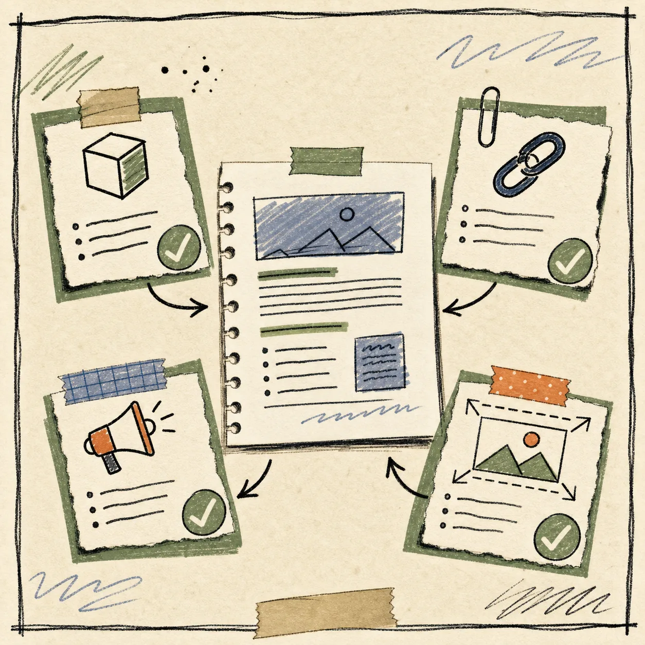 Review checklist for a Shopify blog draft