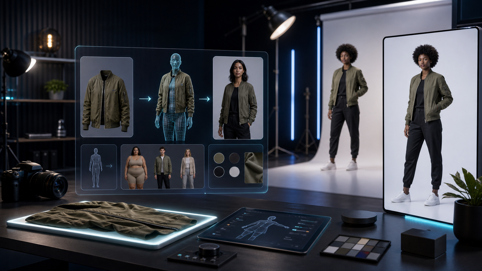 AI try-on for apparel and accessories