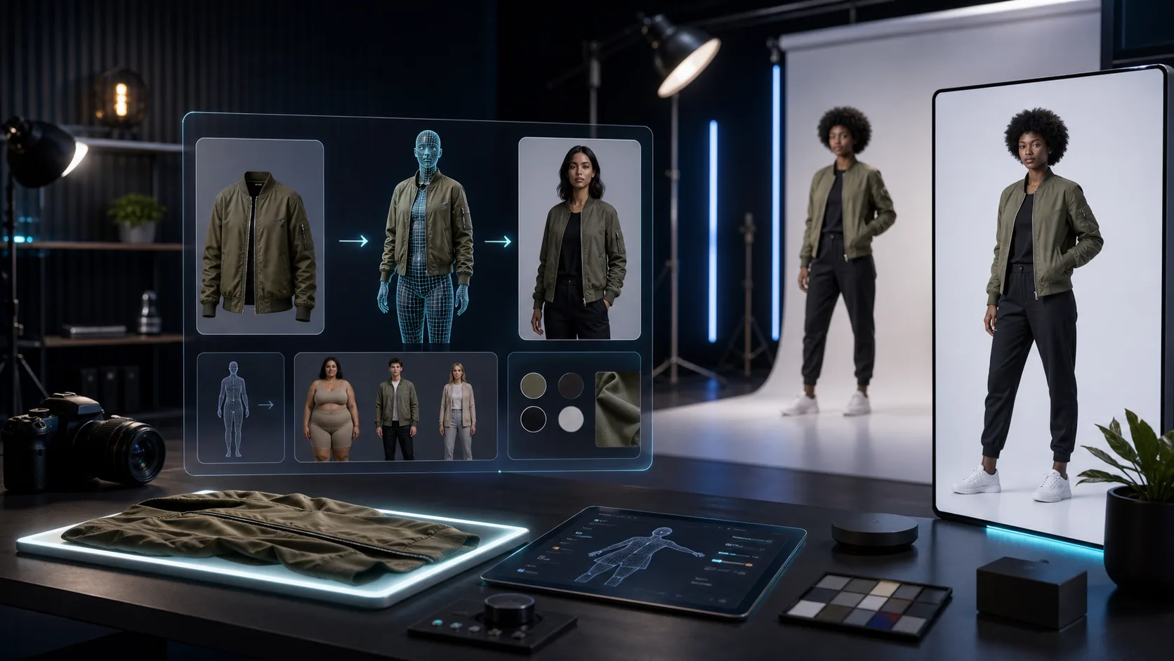 AI try-on for apparel and accessories