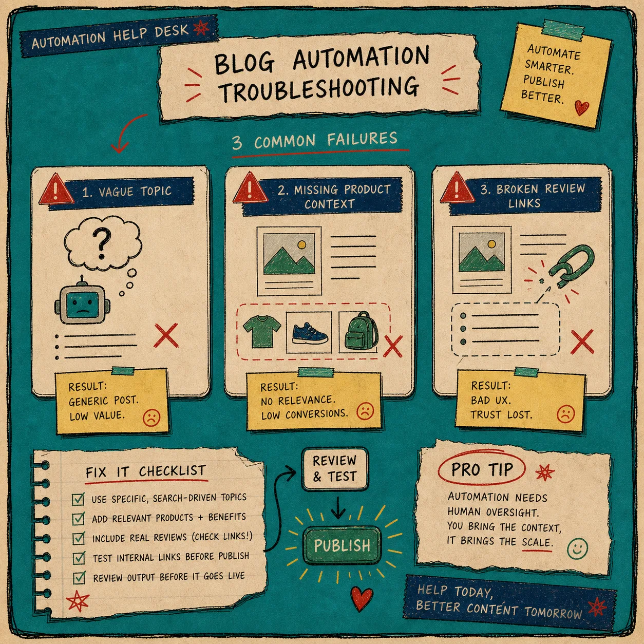 Monthly content calendar with scheduled Shopify blog posts