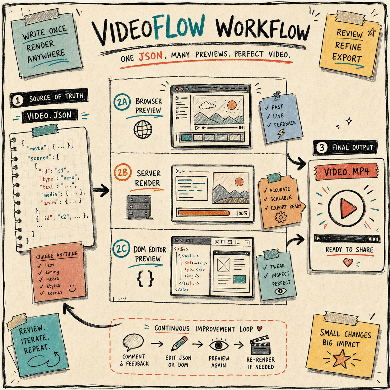 VideoFlow publishing checklist