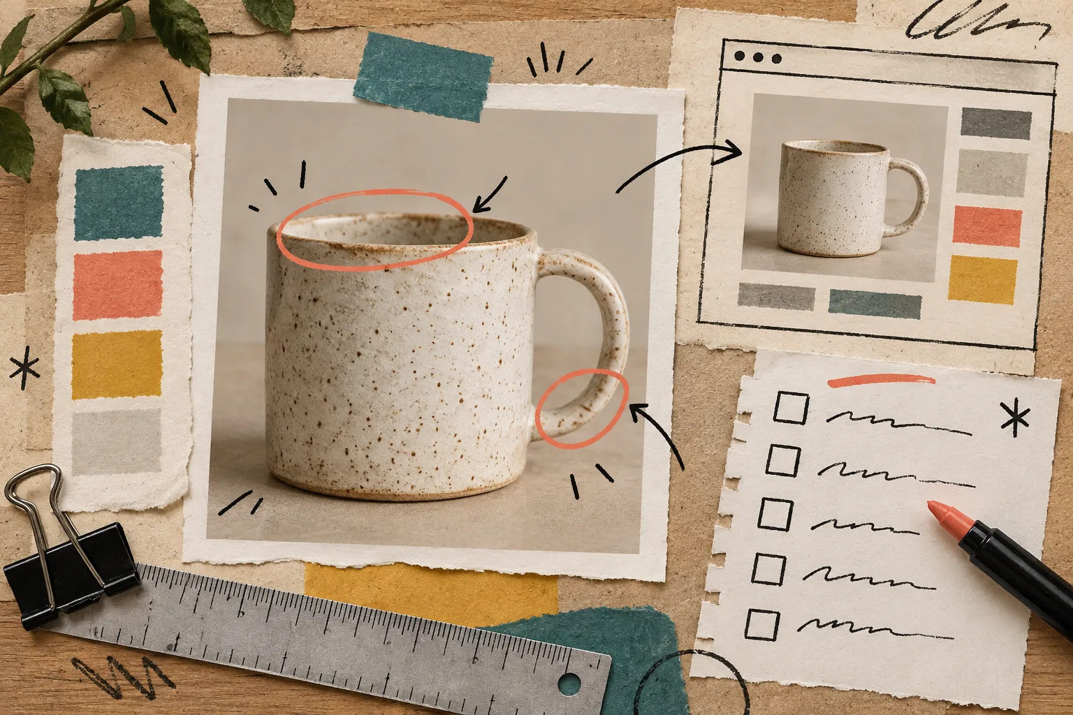 Final product photo export quality check